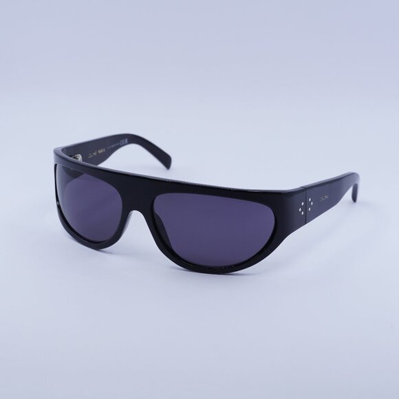 🕶️ New Celine CL40272I 01A Sunglasses - Black Frame, Smoke Lenses